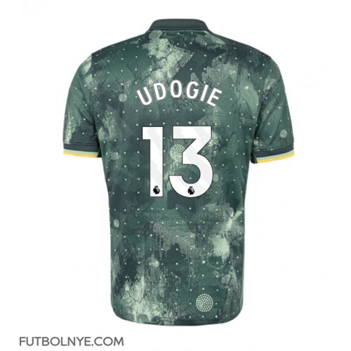 Camiseta Tottenham Hotspur Destiny Udogie #13 Tercera Equipación 2024-25 manga corta